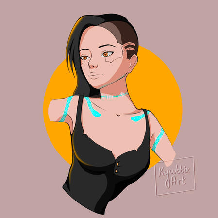 Cyperpunk V fanart Cyperpunk V fanart